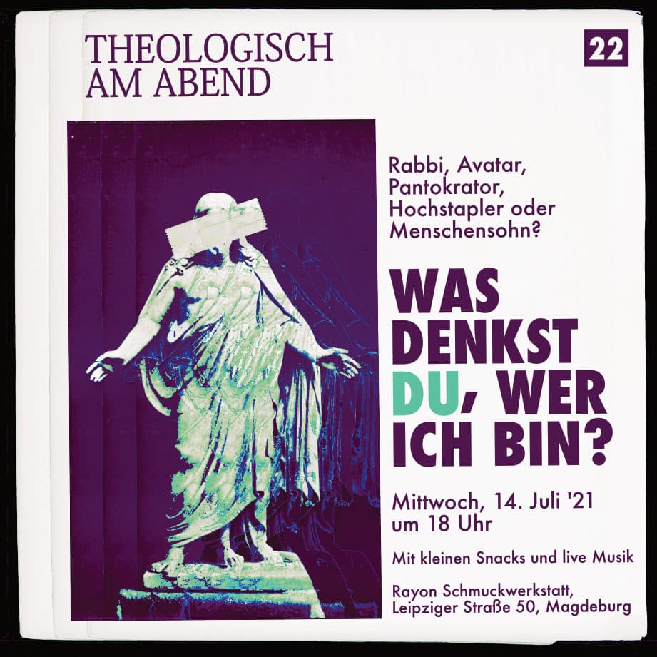 Flyer für Was denkst du, wer ich bin?