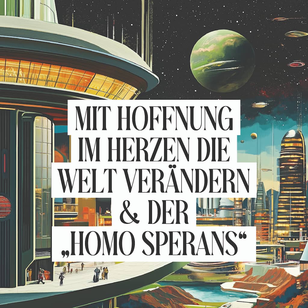 Flyer für Mit Hoffnung im Herzen die Welt verändern